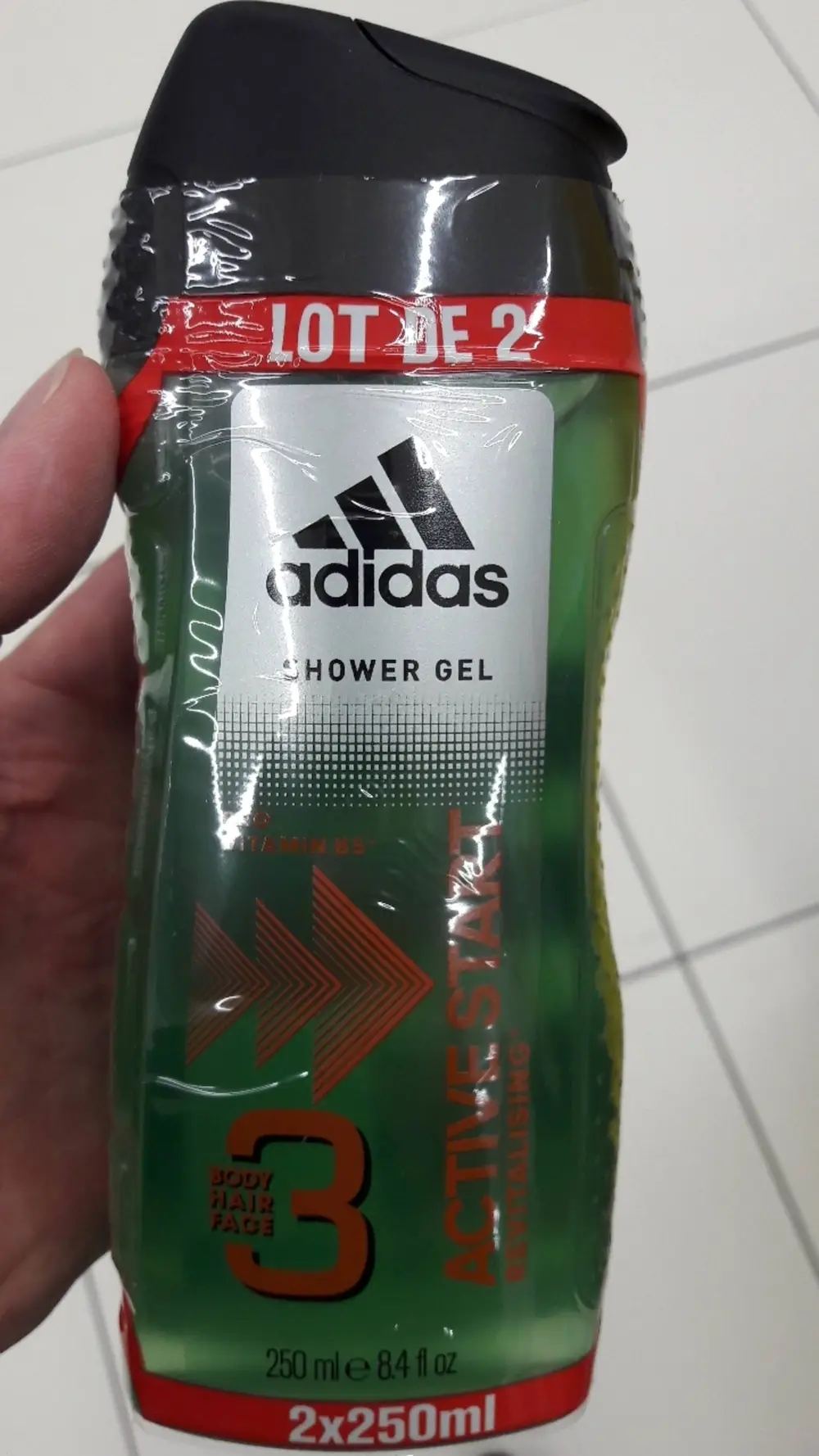 ADIDAS - Active start - Shower gel