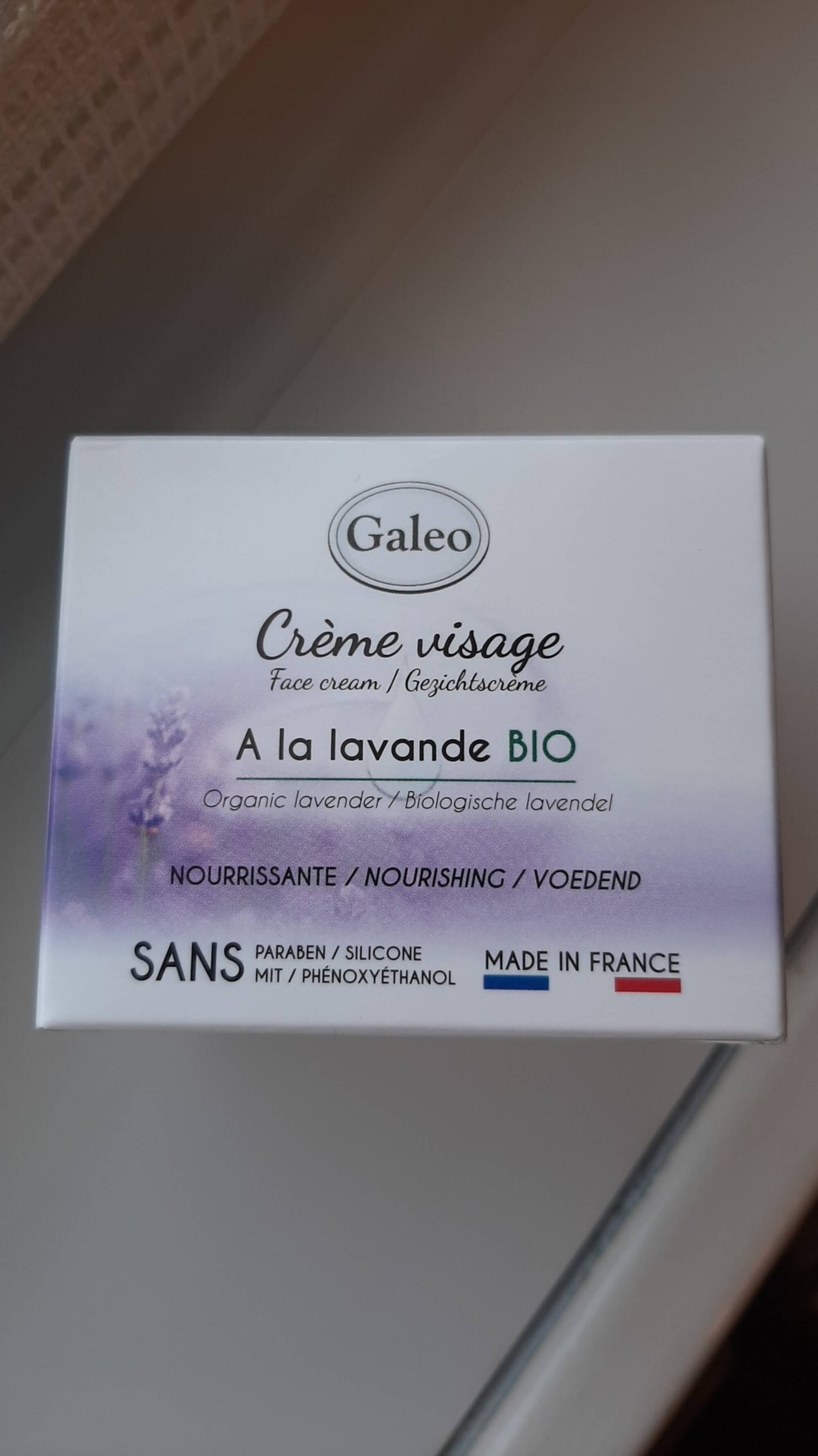 GALEO - Crème visage à la lavande bio