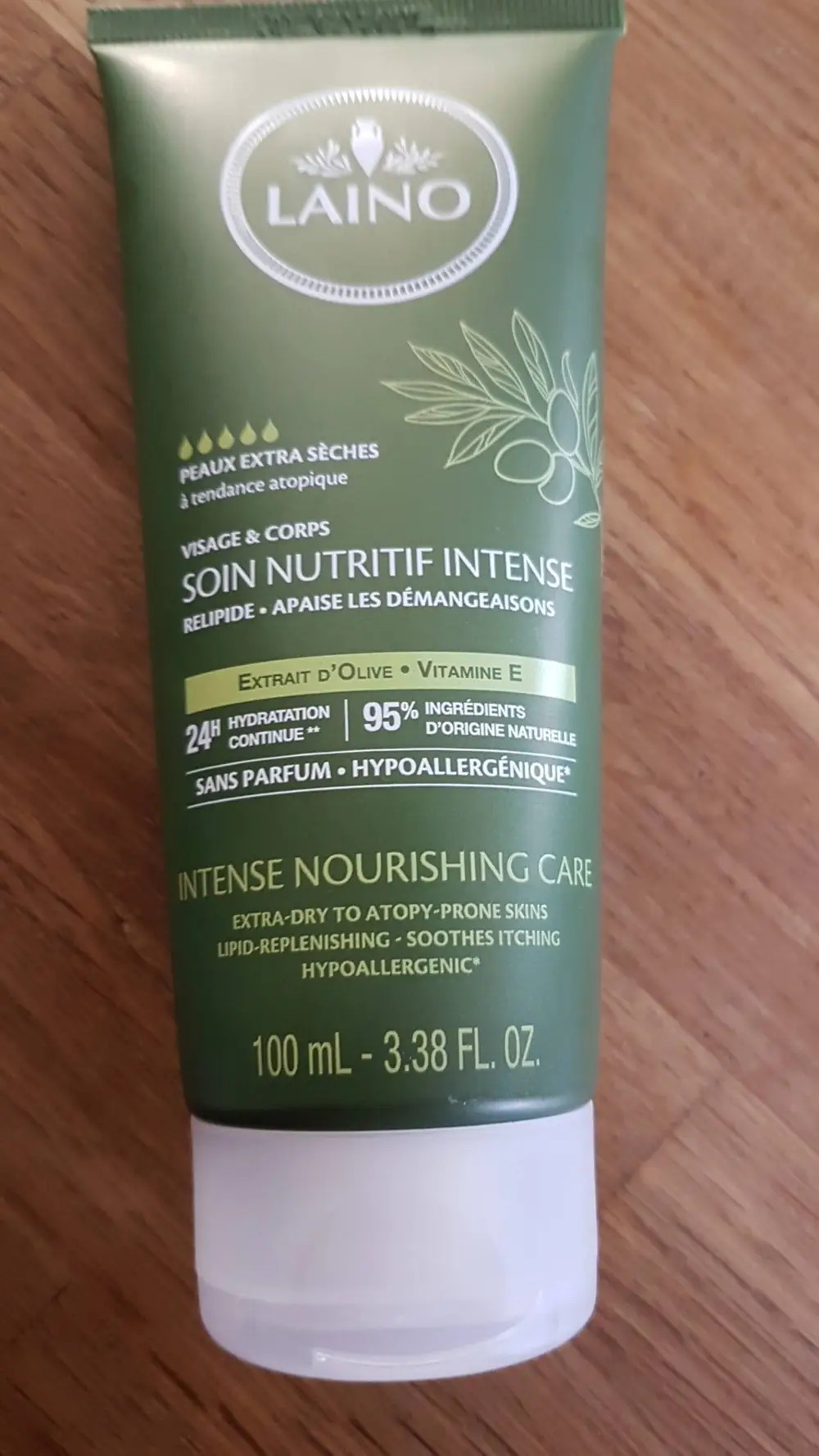 LAINO - Soin nutritif intense extrait d'olive