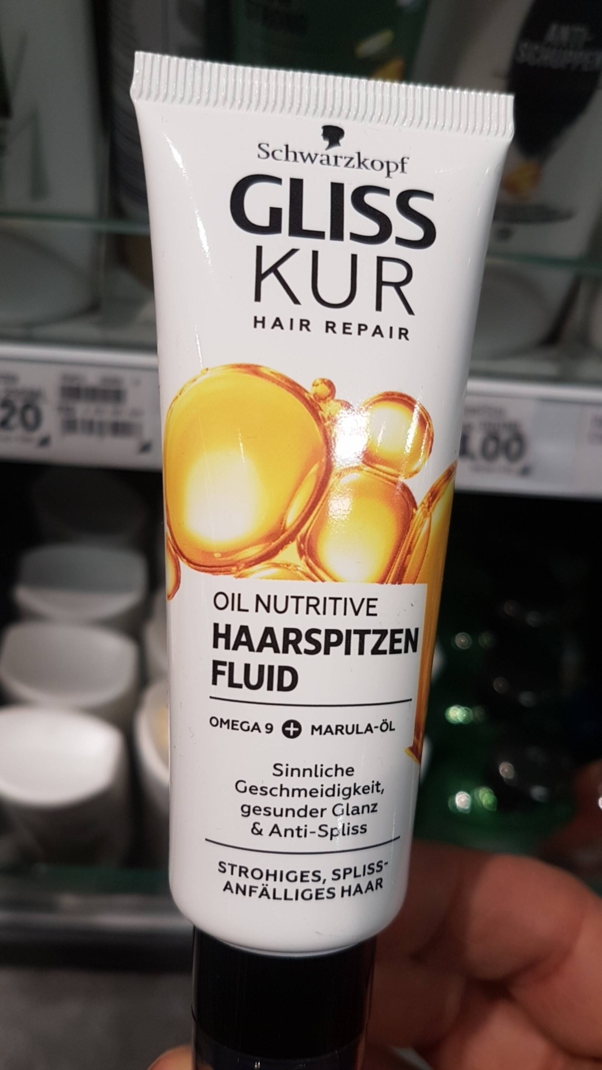 Gliss kur 2025 haarspitzenfluid oil nutritive