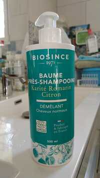 BIO SINCE - Baume après-shampooing kairté romarin citron