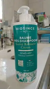 BIO SINCE - Baume après-shampooing kairté romarin citron