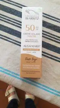 LABORATOIRES DE BIARRITZ - Alga maris - Crème solaire teintée 50 UVA 