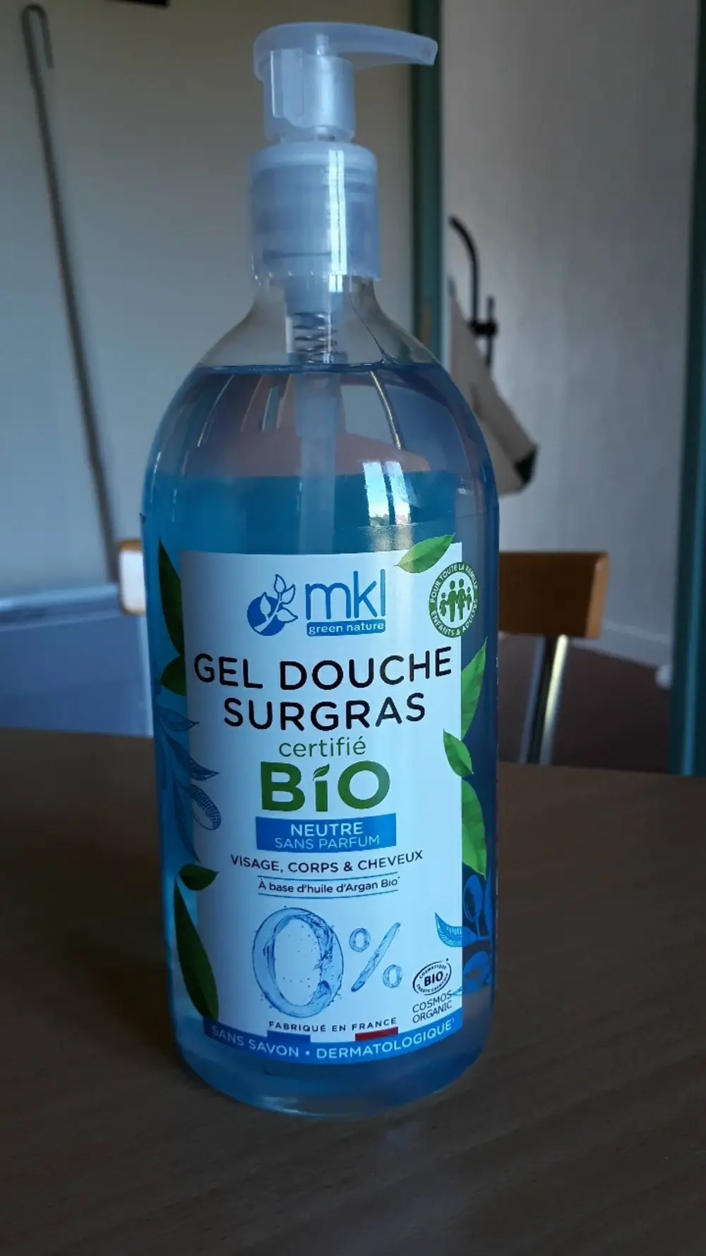 MKL - Gel douche surgras bio