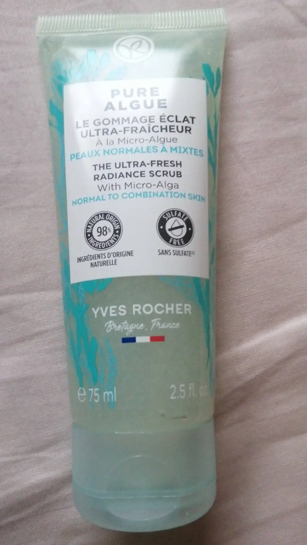 YVES ROCHER - Pure algue - Le gommage éclat ultra-fraîcheur