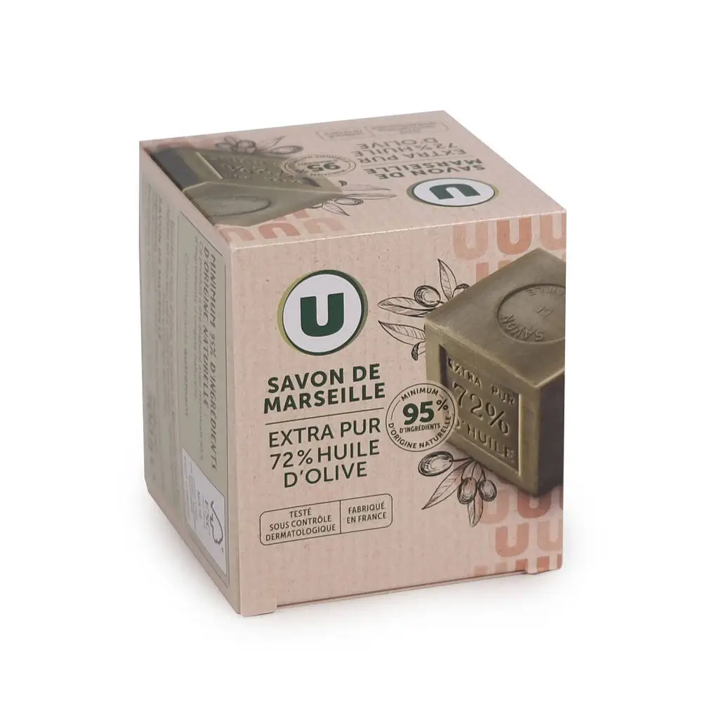 U - U SAVON DE MARSEILLE EXTRA PUR OLIVE 300G