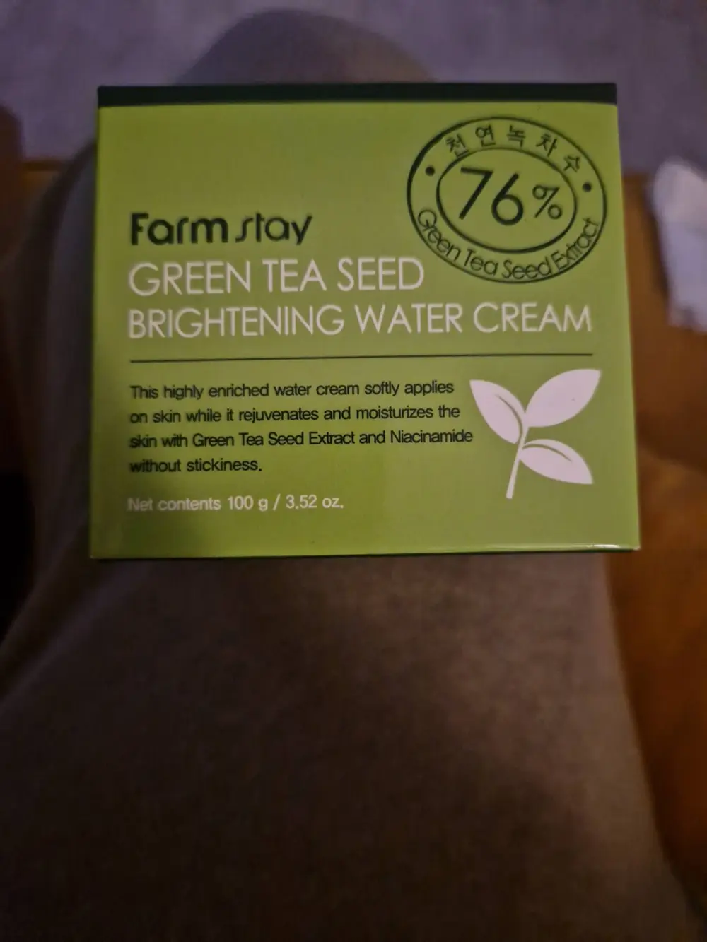 FARM STAY - Green tea seed - Brightening water cream