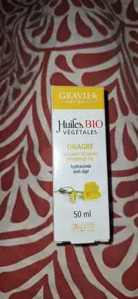 GRAVIER - Onagre - Huiles bio végétales
