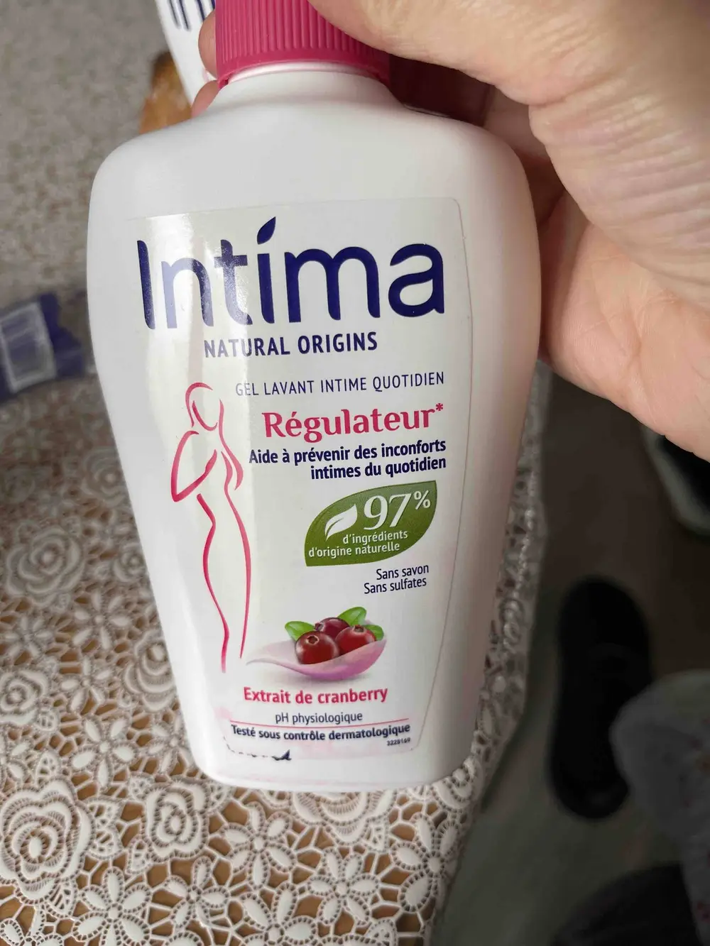 INTIMA - Extrait de cranberry - Gel lavant intime quotidien