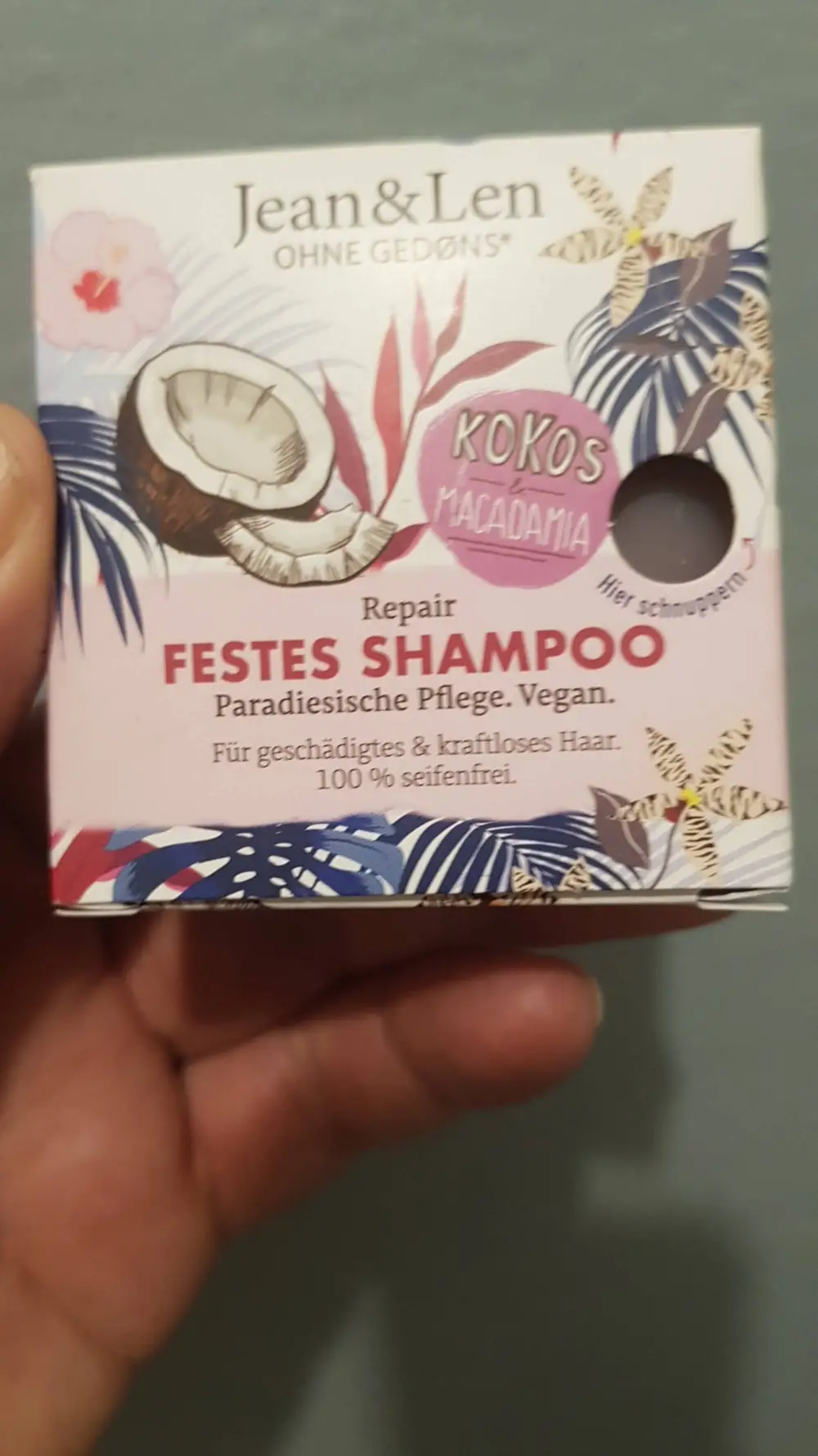 JEAN & LEN - Repair festes shampoo kokos & macadamia