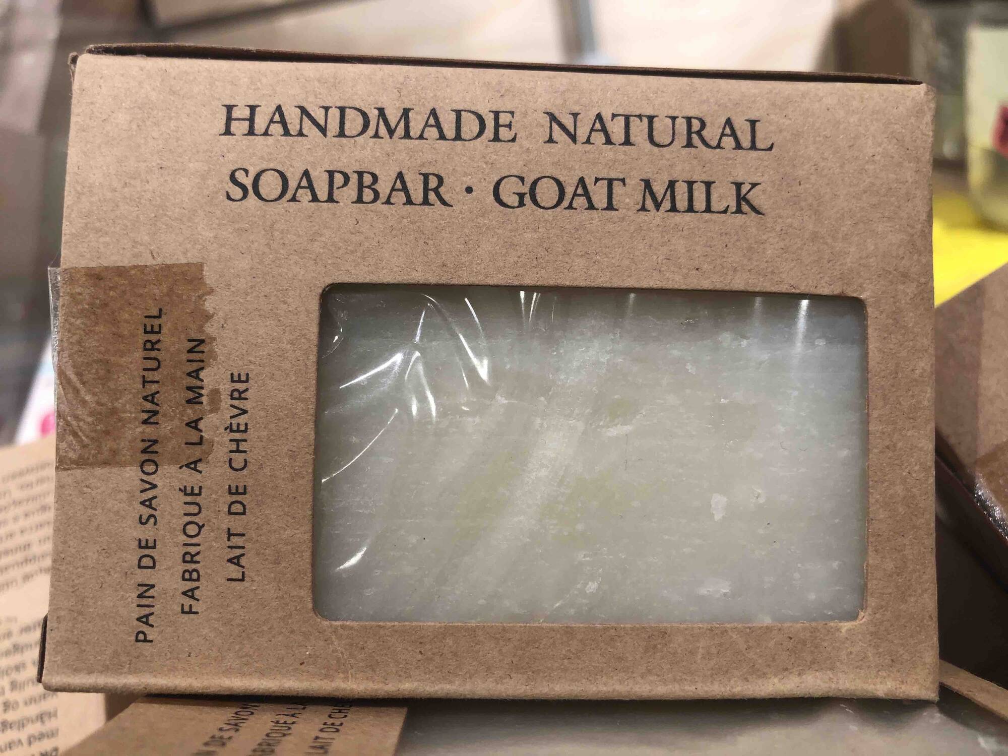 HANDMADE NATURAL - Pain de savon naturel