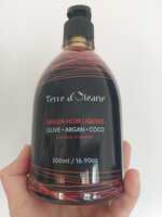 TERRE D'OLEANE - Olive, argan, coco - Savon noir liquide 