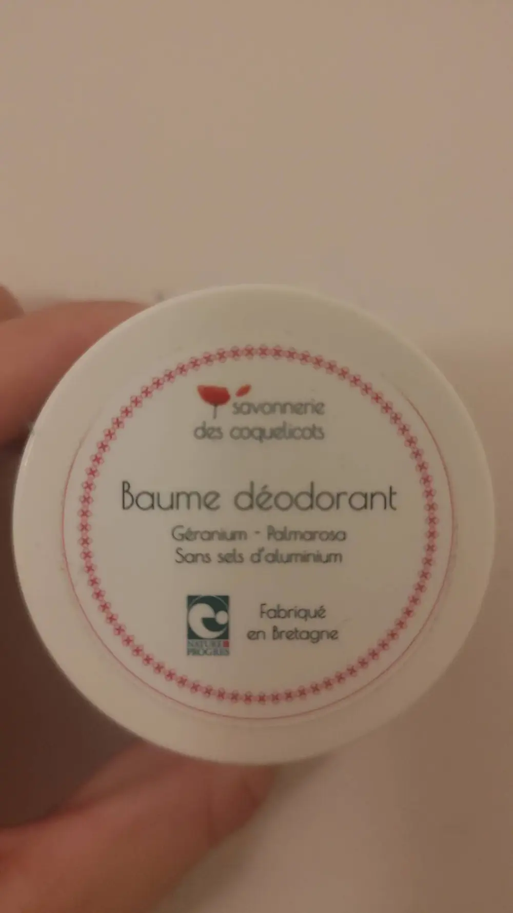 SAVONNERIE DES COQUELICOTS - Baume déodorant 
