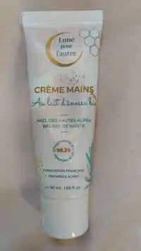 LUNE POUR L'AUTRE - Crème mains au lait d'ânesse bio