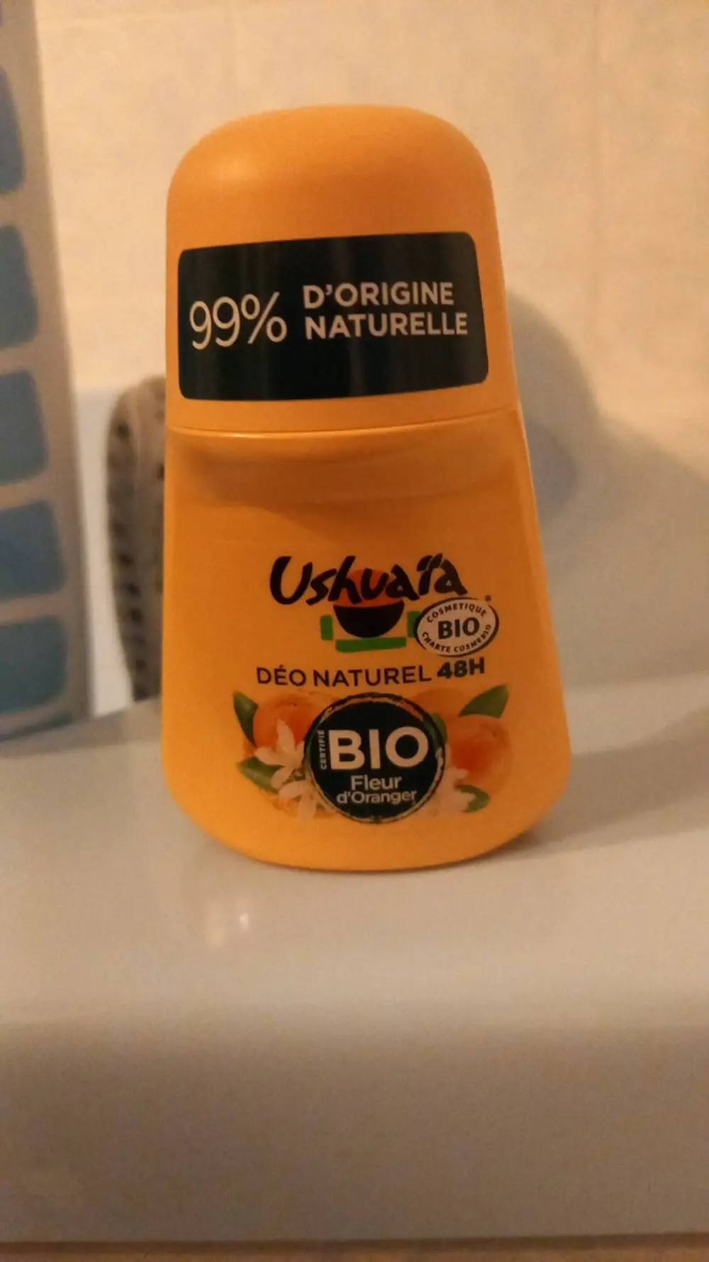 USHUAÏA - Déo naturel 48h fleur d'oranger bio