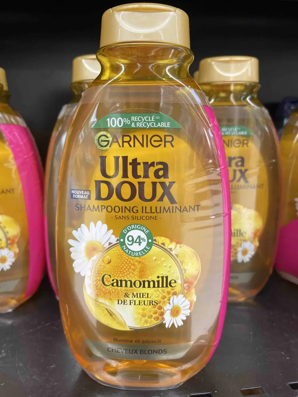 GARNIER - Ultra doux - Shampooing illuminant camomille