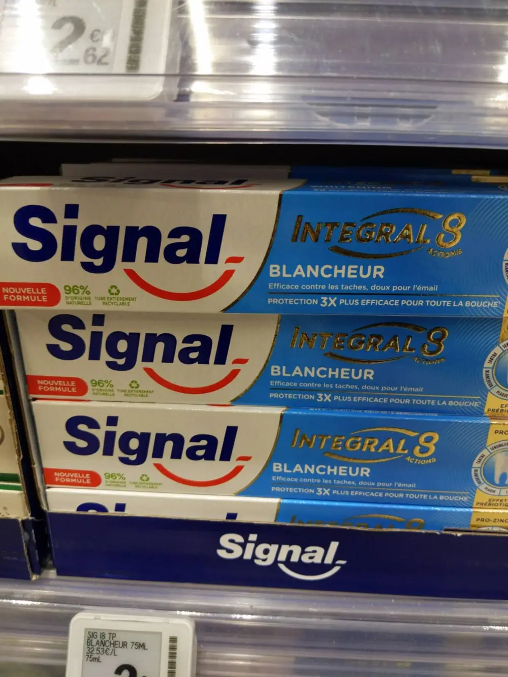 SIGNAL - Integral 8 - Dentifrice blancheur