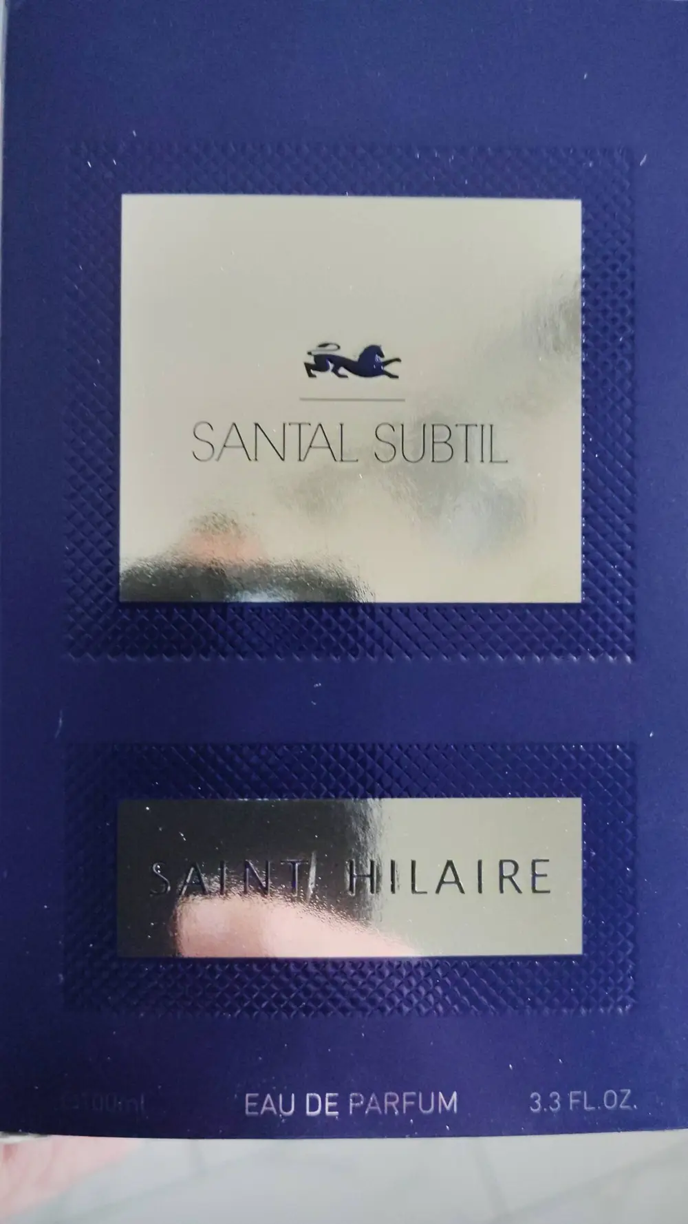 SAINT HILAIRE - Santal subtil - Eau de parfum