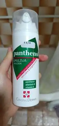 CRYSTAL DERMA - Panthénol émulsion