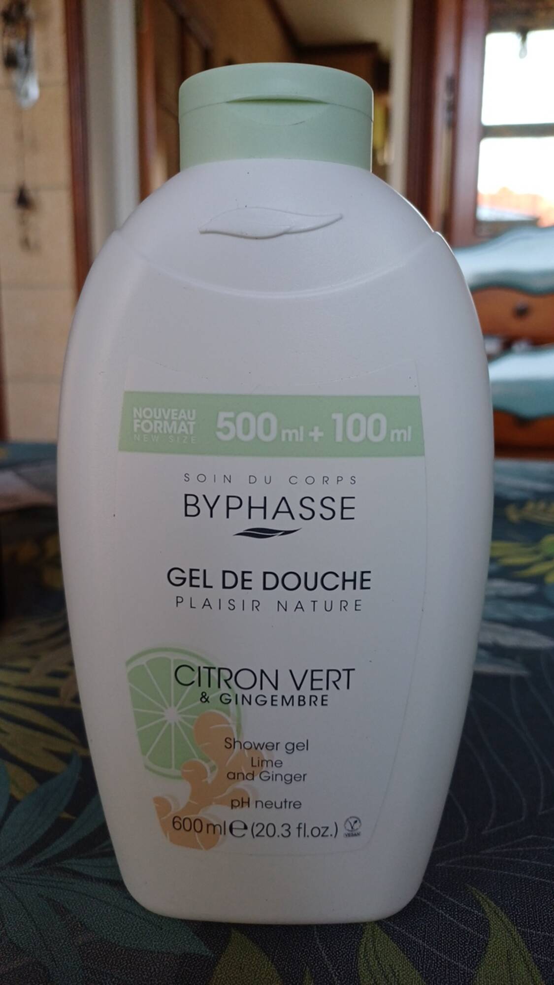 BYPHASSE - Citron vert & gingembre - Gel douche