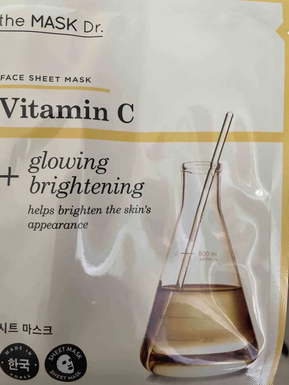 THE MASK DR. - Face sheet mask with vitamin C