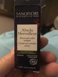 SANOFLORE - Absolu merveilleux - Sérum anti-rides intégral