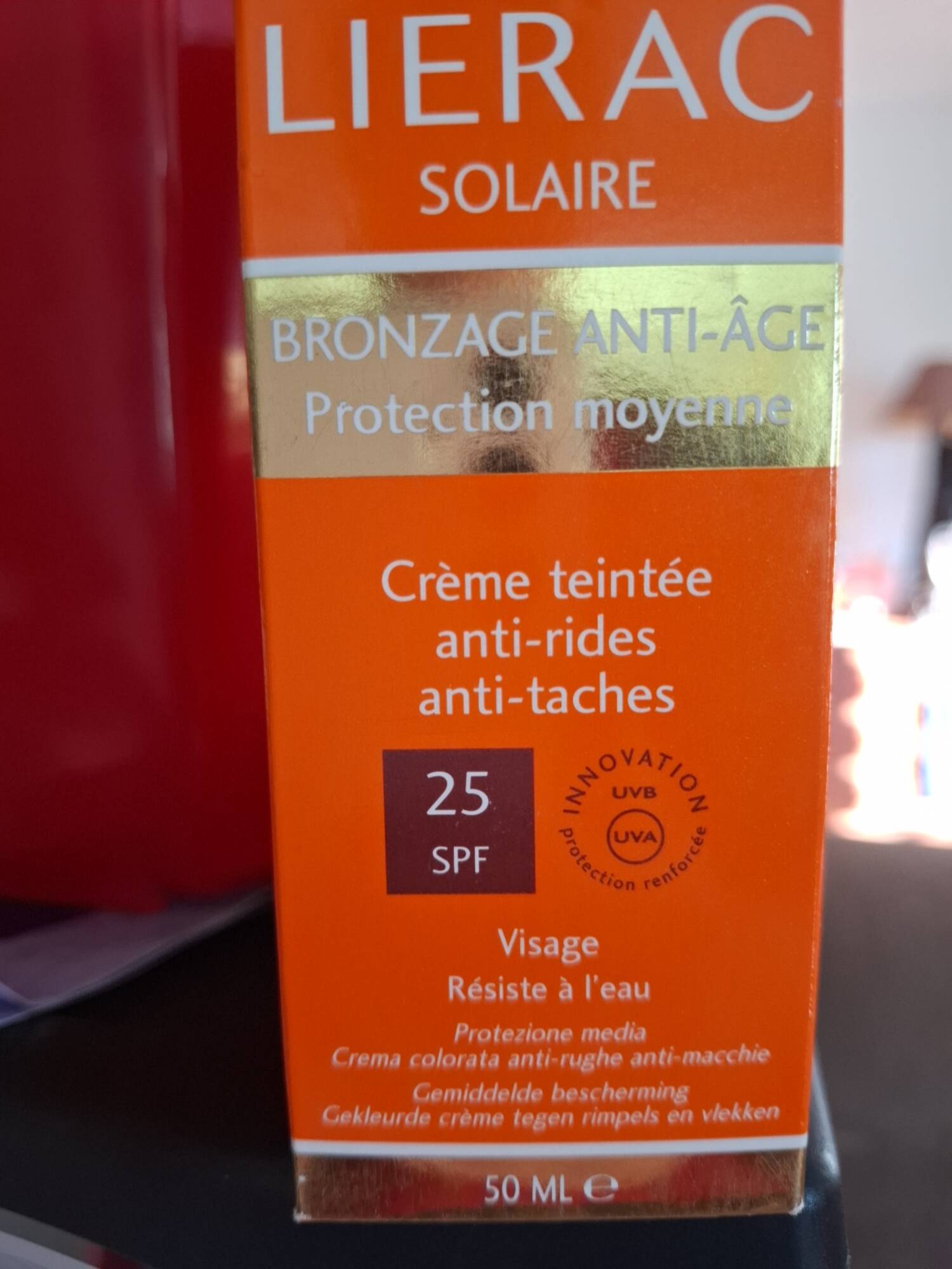 LIÉRAC - Solaire - Brozange anti-âge SPF 25