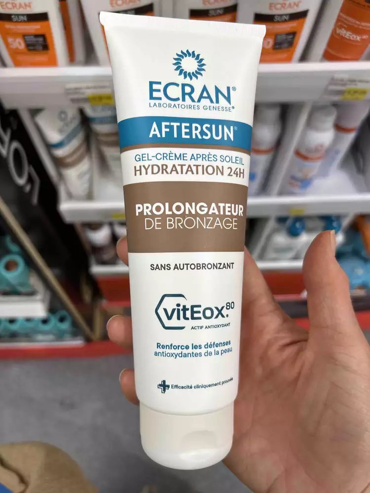 ECRAN - Prolongeur de bronzage - Gel-crème après soleil hydratation 24h