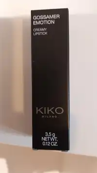 KIKO - Gossamer emotion - Creamy lipstick