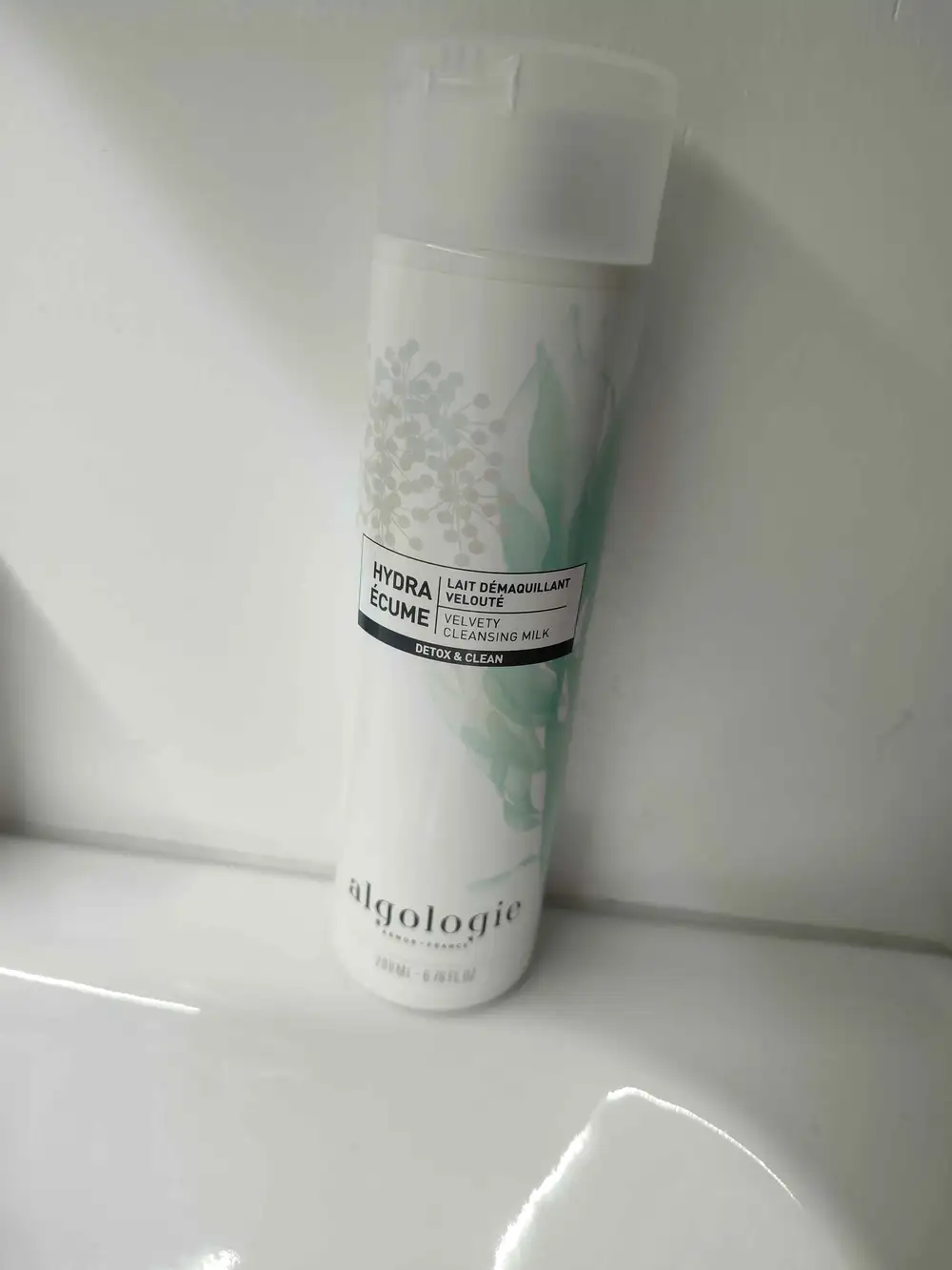 ALGOLOGIE - Hydraécume - Lait démaquillant velouté 