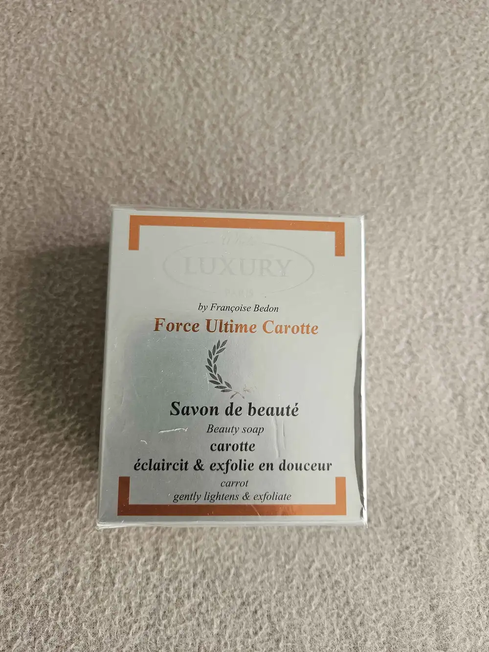 LUXURY BY FRANCOISE BEDON - Force ultime carotte - Savon de beauté