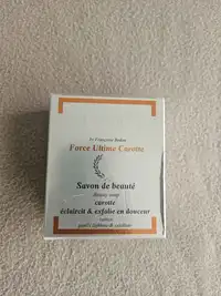 LUXURY BY FRANCOISE BEDON - Force ultime carotte - Savon de beauté