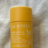 LA ROSÉE - Stick Solaire à l'huile d'abricot bio SPF 50+