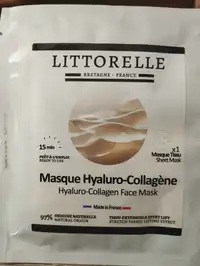 LITTORELLE - Masque hyaluro-collagène