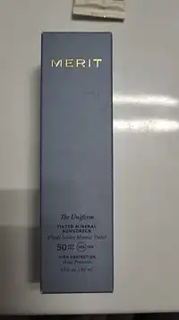 MERIT - The uniform - Fluide solaire minéral teinté SPF50