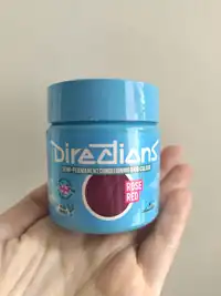 DIRECTIONS - Semi-permanent conditioning hair colour rose red