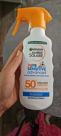 GARNIER - Ambre solaire - Kids sensitive advanced 50 SPF+