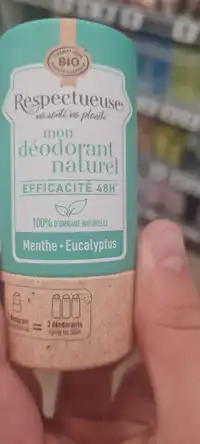 RESPECTUEUSE - Menthe eucalyptus - Mon déodorant naturel 48h