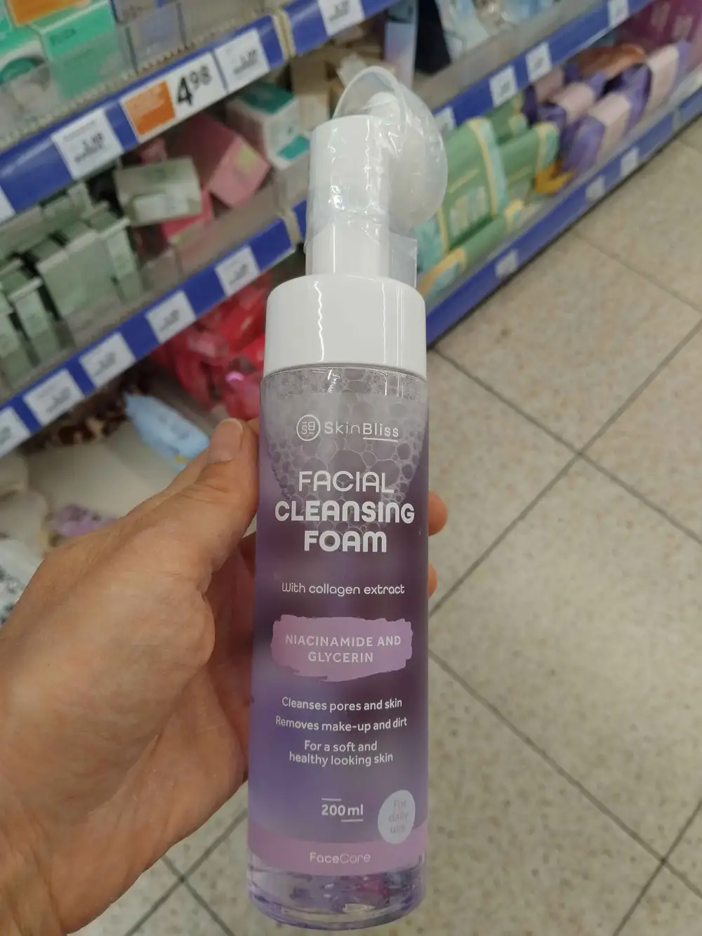 SKINBLISS - Facial cleansing foam niacinamide and glycerin