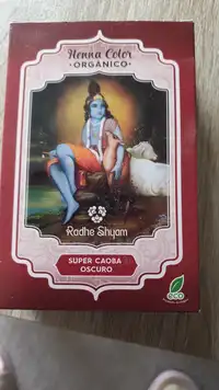 RADHE SHYAM - Henna color organico super caoba oscuro