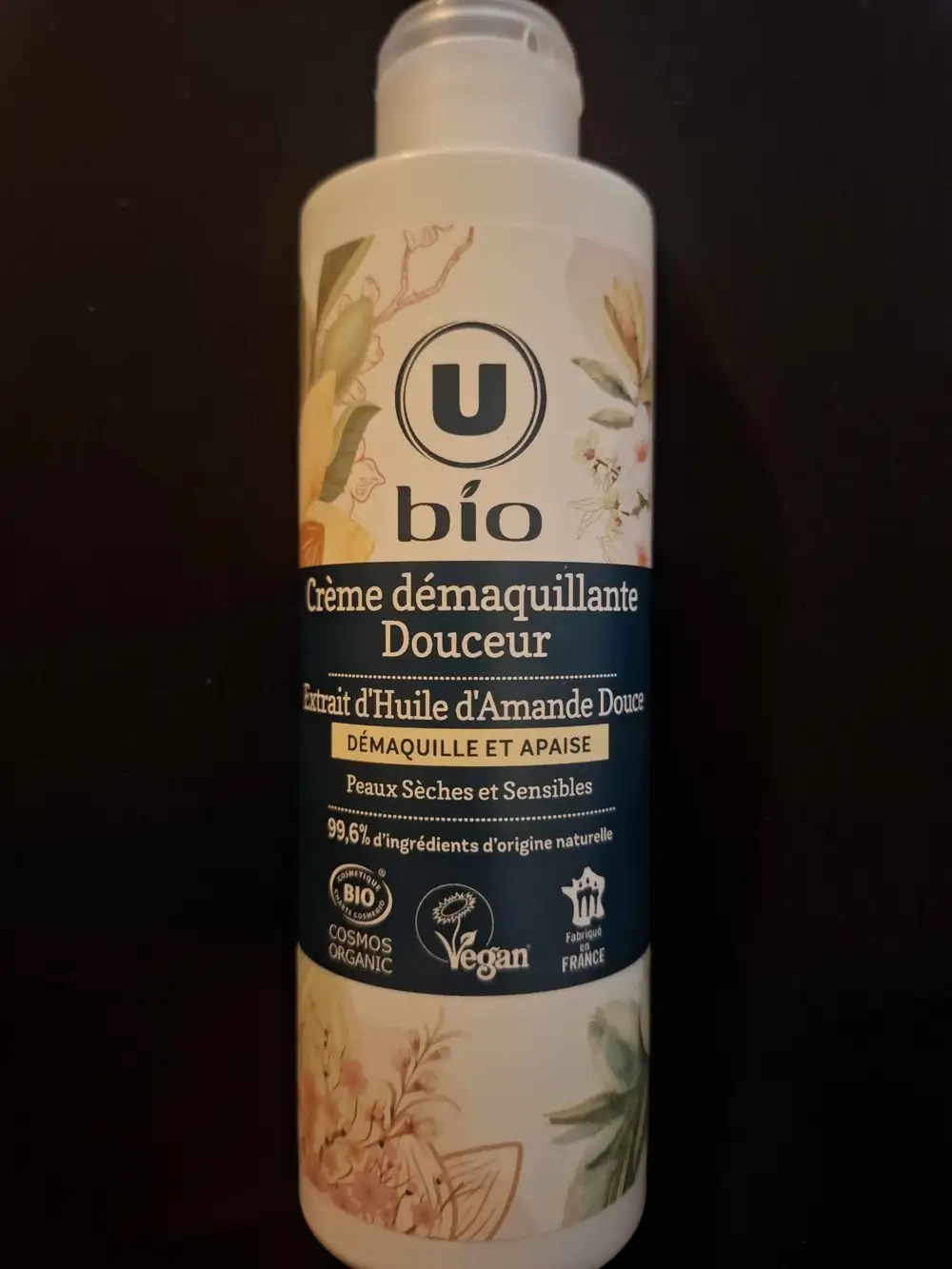 U BIO - Crème démaquillante douceur à l'extrait d'huile d'amande