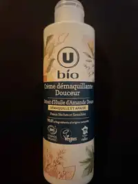 U BIO - Crème démaquillante douceur à l'extrait d'huile d'amande