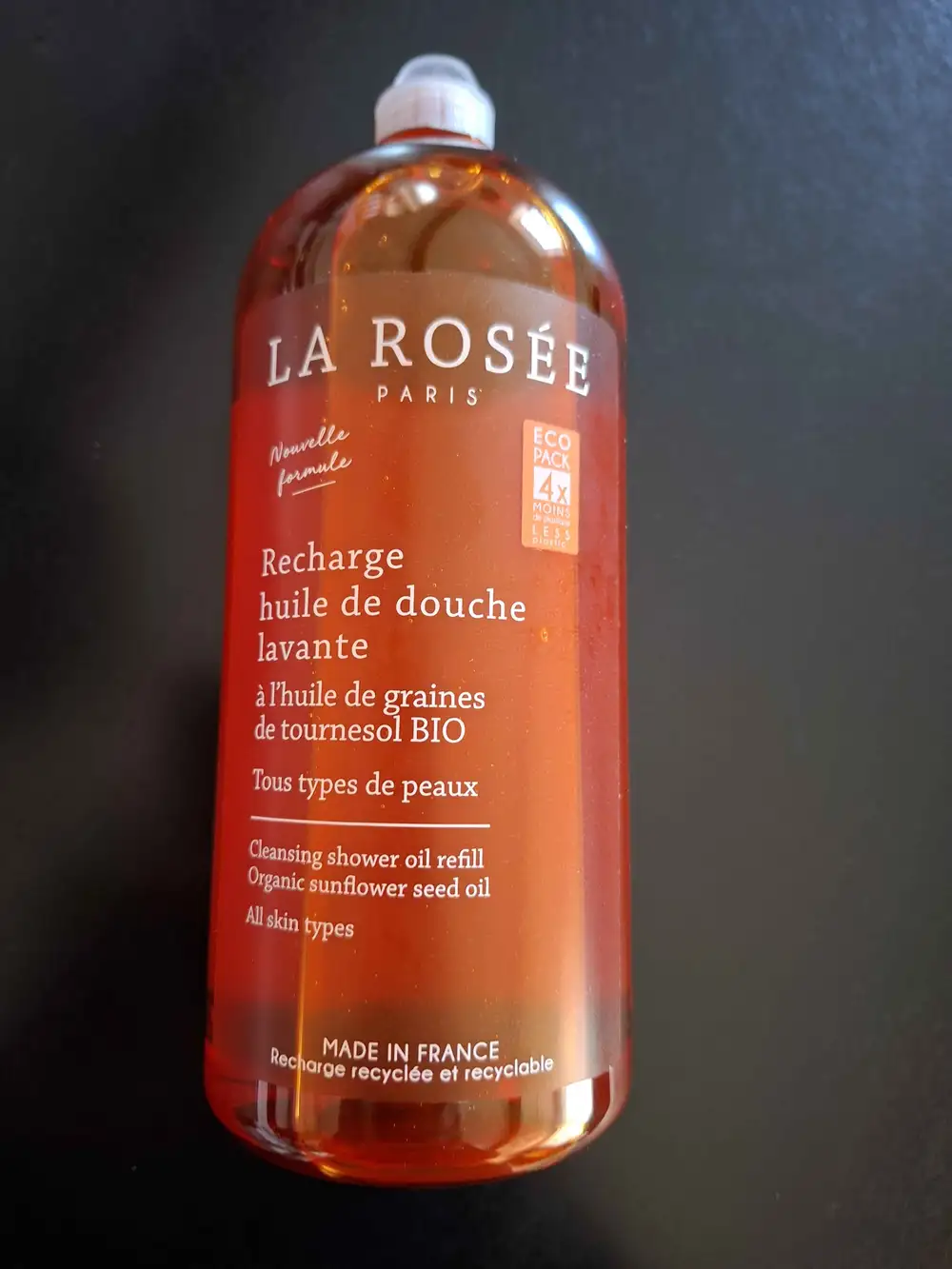 LA ROSÉE - Recharge huilde de douche lavante