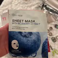 SKINBLISS - Sheet mask with blueberry extract