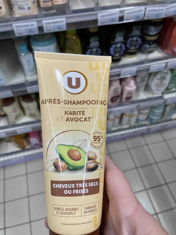 U - Après-shampooing karité et avocat