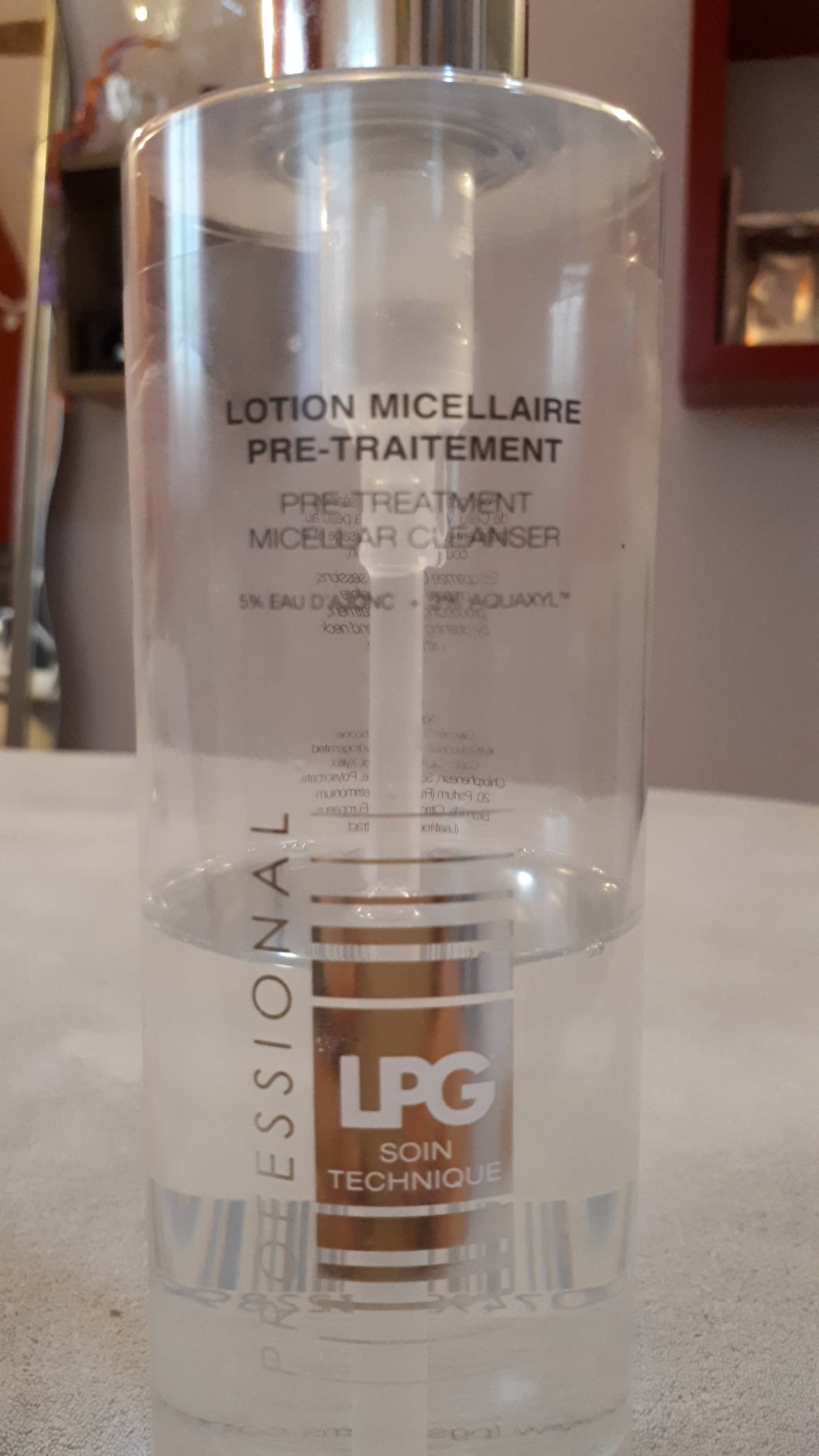 LPG - Lotion micellaire pre-traitement