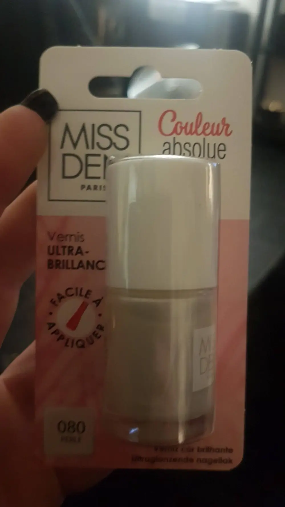 MISS DEN - Couleur absolue - Vernis ultra-brillance 080 perle