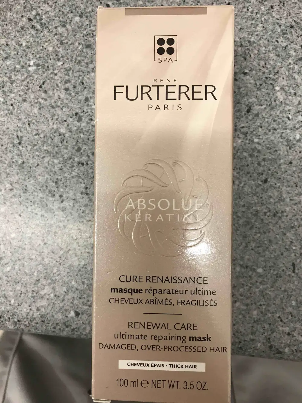 RENÉ FURTERER PARIS - Absolue kératine - Masque réparateur ultime