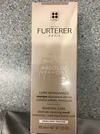 RENÉ FURTERER PARIS - Absolue kératine - Masque réparateur ultime