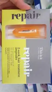 ORANGE CREATIVES - Repair - 2-Week hair treatment ampoules